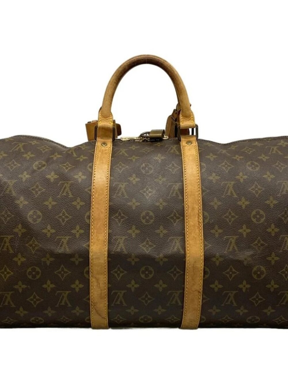 LOUIS VUITTON Keepall Bandouliere 50 M41416 Monogram Boston Bag - Picture 3 of 14